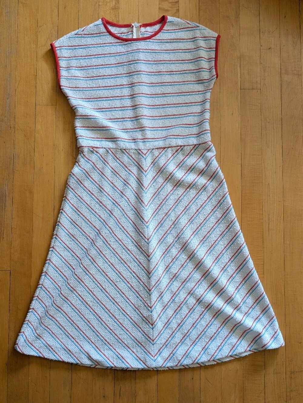 Vintage Striped LF Leslie Fay Petite Dress